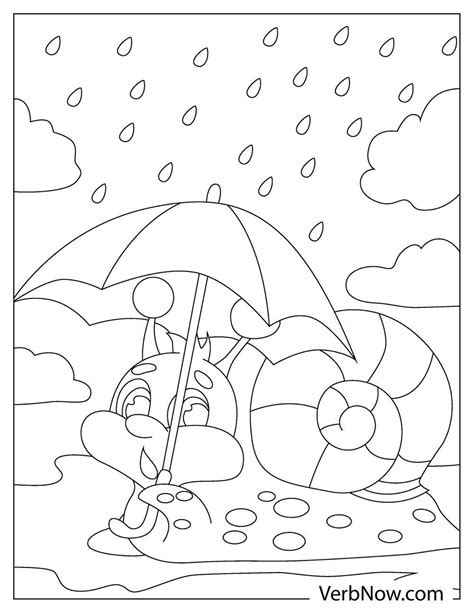 rain coloring pages book   printable  verbnow