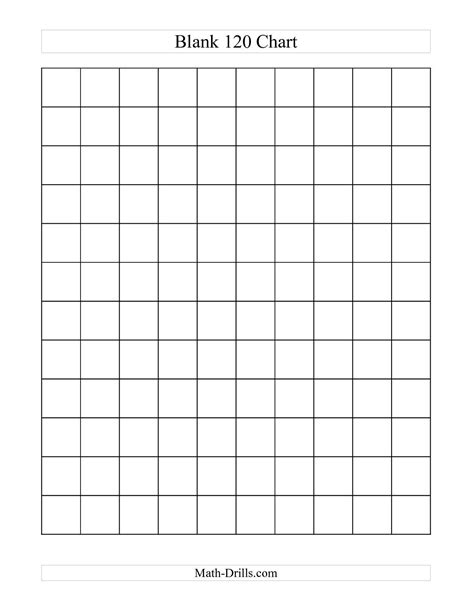 blank  chart  math worksheet   number sense worksheet