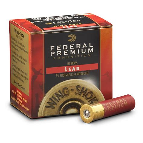 federal premium  brass  gauge    oz shotshell  rounds
