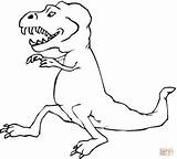 Tirannosauro Disegnare Tyrannosaurus sketch template