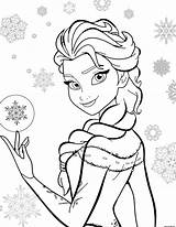 Coloriage Princesse Reine Neiges Imprimer Elsa sketch template