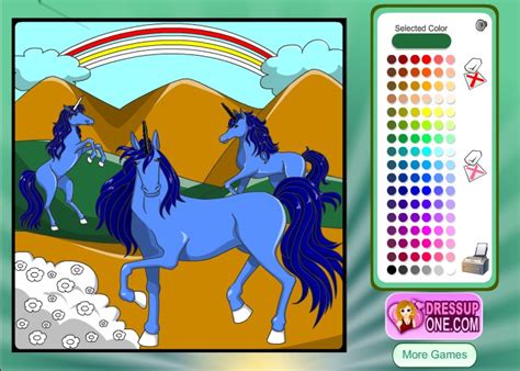 unicorn herd coloring game games  girls box