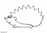 Printable Coloring Kids Hedgehog Template Preschool Hedgehogs Activity Print Pages Worksheets Help sketch template