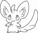 Pokemon Coloring Minccino Cute Pages Printable Color Coloringpages101 Pokémon Categories sketch template