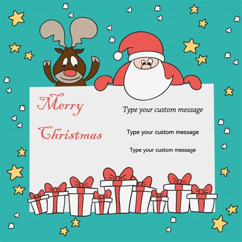 christmas card templates templates  microsoft word