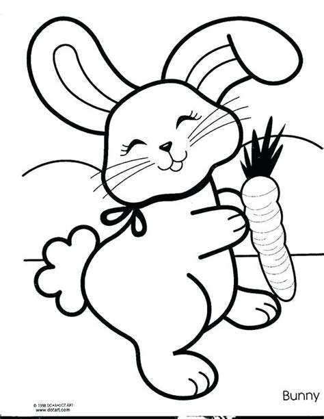 cute rabbit coloring pages  getdrawings