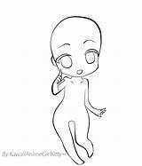 Chibi Base Anime Girl Deviantart Coloring Hoodie Male Template Sketch Pages Request Orig14 Claren Templates sketch template