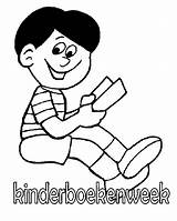 Boekenweek Lezen Jongen Flevoland Kids sketch template