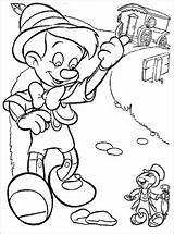 Colorat Pinocchio Planse Desene Animate Copii Colorear Pinocho Pinnochio Grillo Colora Gimini Promenent Maestrasabry Paseando Adoramos Plimbare Poetizzando Carte Pinochio sketch template
