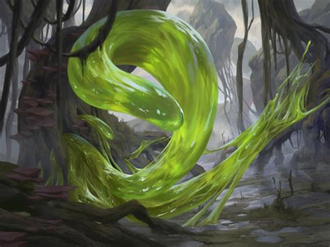 oran rief ooze mtg art  zendikar rising set  daarken art