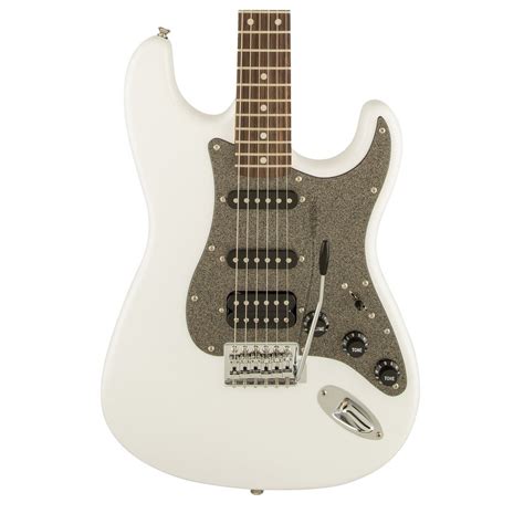 squier  fender affinity stratocaster hss olympic white  gearmusiccom