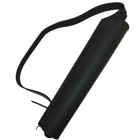 archery company thick black leather  quiver