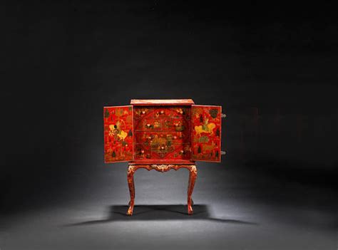 bonhams a qajar lacquered cabinet depicting scenes from the shahnama