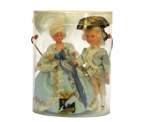 vintage louis xvi and marie antoinette dolls versailles