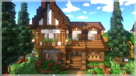 minecraft   build  medieval cabin house tutorial youtube minecraft cottage cute