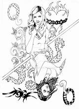 Buffy Slayer Vampire sketch template