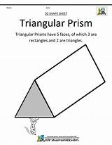 Shapes Prism Triangular 3d Printable Clipart Bw Salamanders Math Clip Color Cliparts Library Diagram sketch template