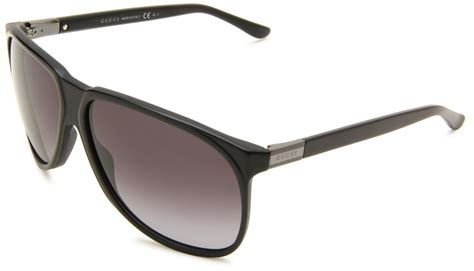 gucci gucci mens gucci s rectangular sunglasses in black for men black