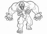 Venom Colorare Carnage Supervillain Supervillains Raskrasil sketch template