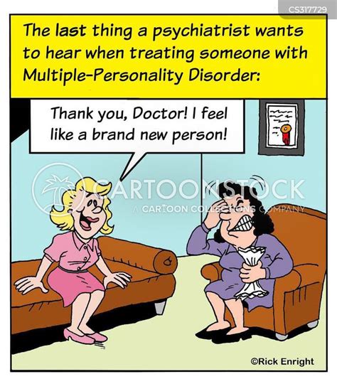 multiple personality disorder cartoons  comics funny pictures