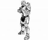 Halo Rookie Coloring Pages Character Armor Yumiko Fujiwara Print Printable sketch template