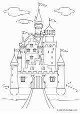 Castle Fairytale Fairy Colouring Drawing Pages Become Member Log Paintingvalley sketch template