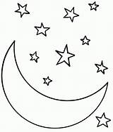 Coloring Pages Year Olds Library Clipart Old Moon Stars Drawing sketch template
