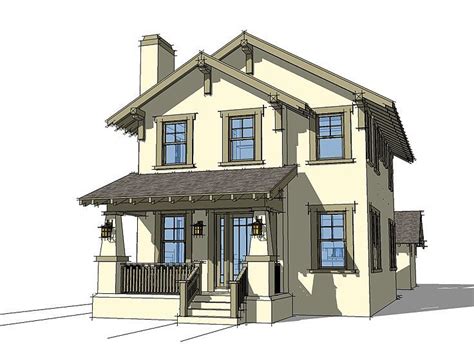 front view   craftsman house craftsman style house plans craftsman house plans