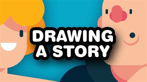 Drawing A Story Storytelling Flat Design Illustration Youtube