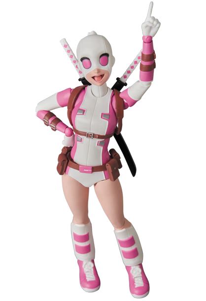 marvel comics gwenpool mafex the toyark news