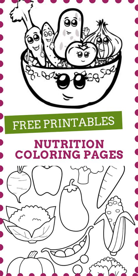 printable nutrition coloring pages  kids health beet