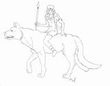 Mononoke Hudgens sketch template