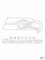 Seahawks Coloring Seattle Logo Pages Drawing Seahawk Printable Football Supercoloring Russell Wilson Outline Nfl Template Jersey Color Library Paintingvalley Gear sketch template