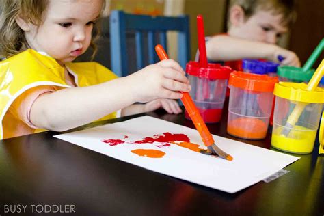 haves  painting  toddlers busy toddler
