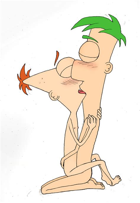 xbooru blush ferb fletcher french kiss gay hugging incest kissing nude phineas and ferb