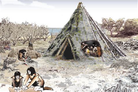 mesolithic house unearthed   river  november  news