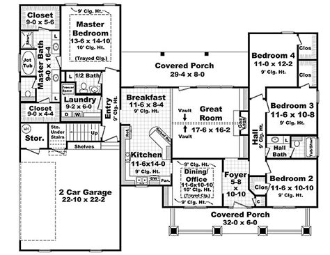 traditional style house plan  beds  baths  sqft plan