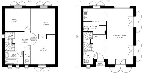 maison decor  fantastic decent plan de maison simple