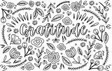Gratitude Thankfulness Resilience sketch template