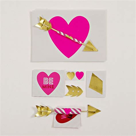 hearts arrows valentines heart  arrow valentines message card