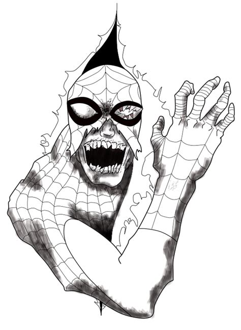 avance spiderman zombie  razielku  deviantart