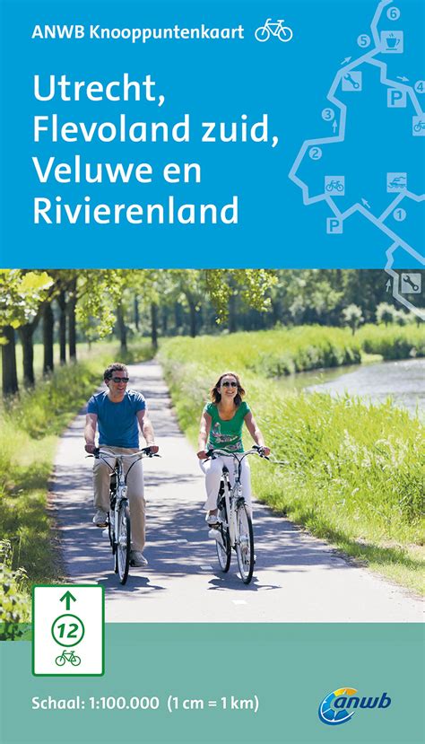 anwb fietsknooppuntkaart utrecht flevoland zuid uitgeverij lannoo