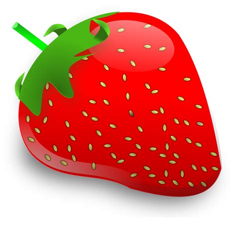 cartoon fruit red strawberry vectorfree psd clipart  clipart