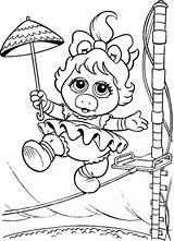 Circus Ballora Muppet Babies Walk sketch template