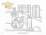 Coloring Christopher Robin Pages Activity Sheets Printable sketch template
