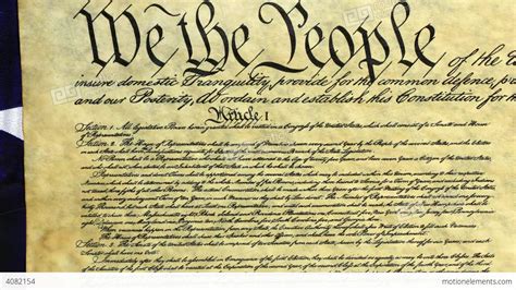 constitution  united states historical document stock video footage
