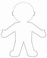 Body Doll Blank Clipart Kid Form Template Outline Paper Cliparts Clip Children Library Templates Male Line Arts Related sketch template