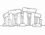 Stonehenge Colorier Dibuix Coloringcrew Acolore Dibuixos Coloritou sketch template