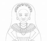 Coloring Nicaraguan Printable Amyperrotti Doll Contact Shop Dress sketch template