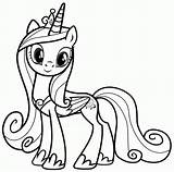 Pony Little Cartoon Colouring Boys Sheets Coloring Pages Unicorn Girls Clipart Princess Drawing Printable Kids Cliparts Shining Armor Cadance Cartoons sketch template